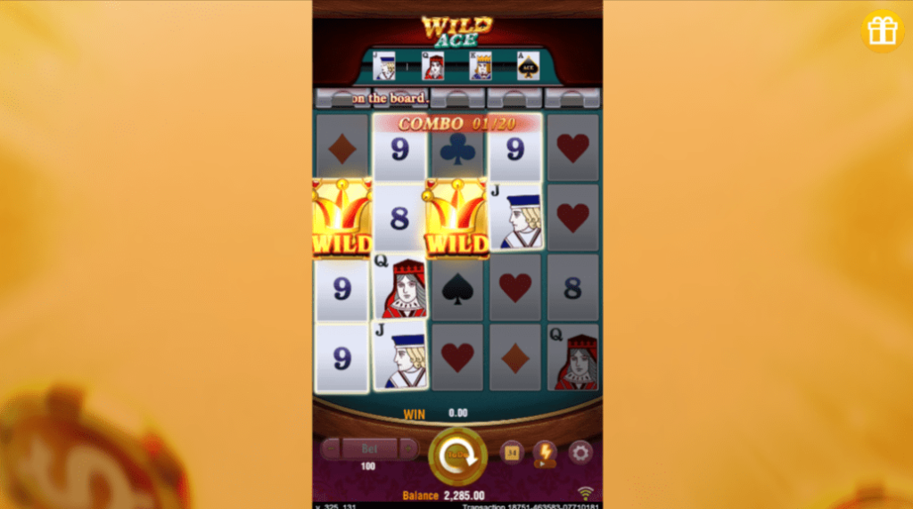 Wild Ace theme and gameplay art