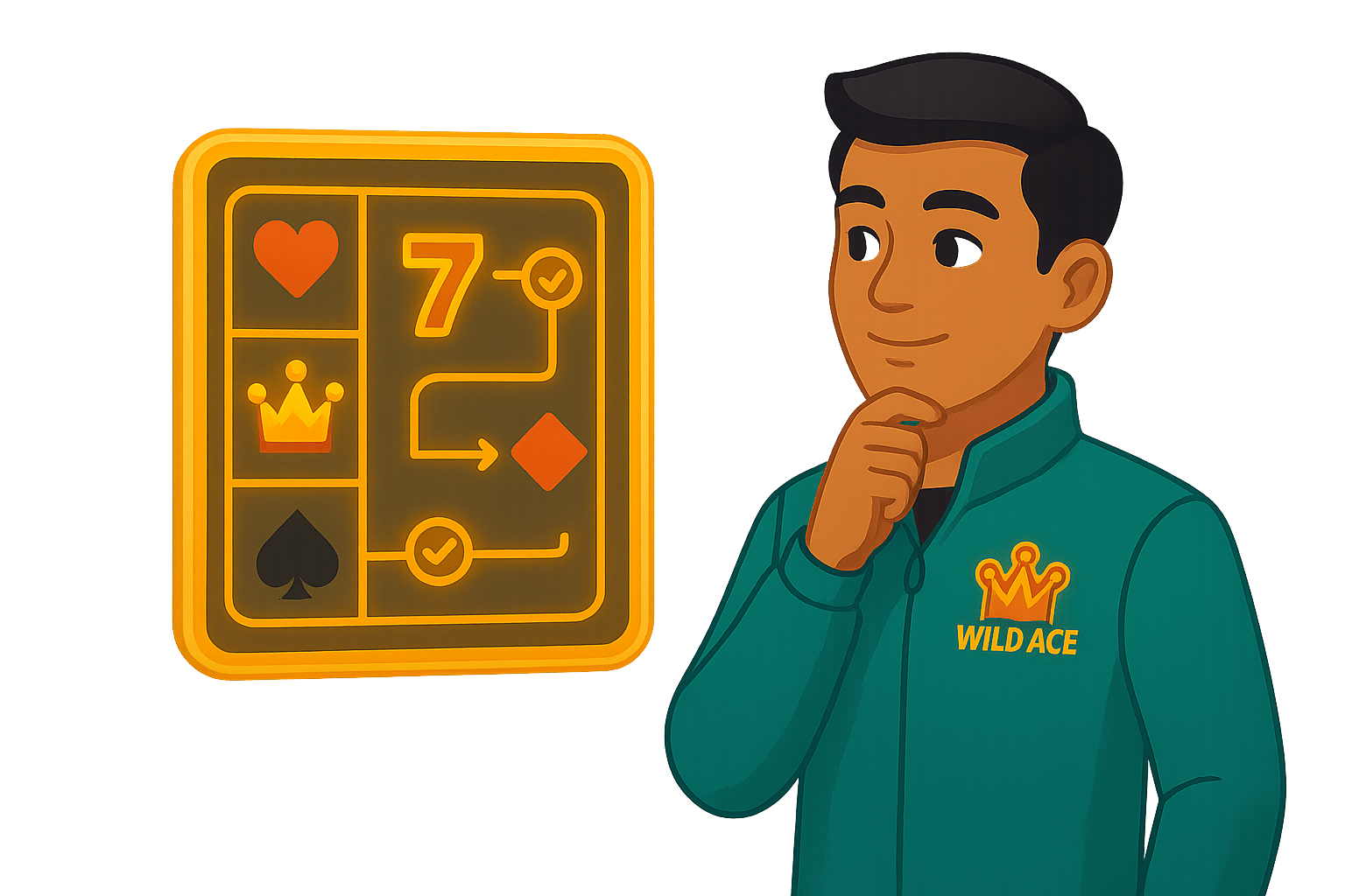 Winning Wild Ace slot strategies visual